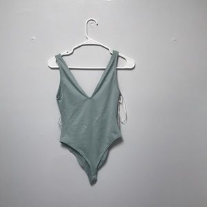 Sea foam knit body suit